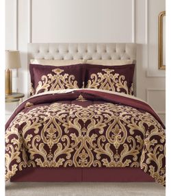 8pcs comforter set reversible brand new queen size