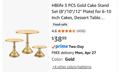 Cake Stands set of 3