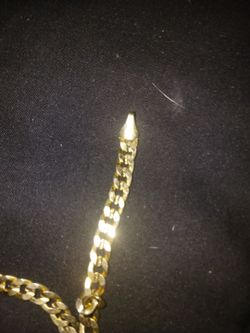 Fourteen karat gold fourteen inch chain