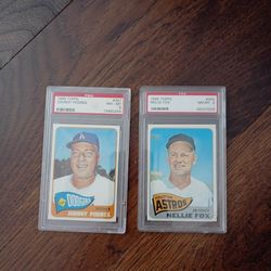 Vintage Baseball Cards: 1965 TOPPS PSA 8