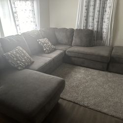 Gray Sectional Couch