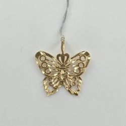 14kt Yellow Gold Butterfly Charm (1.4 Grams) 