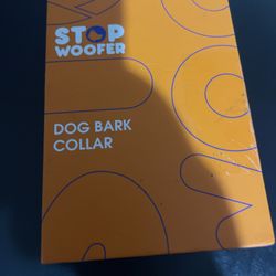 Stop Woofer Rechargeable Dog Bark Collar New Sealed In Box  (BRAND NEW)