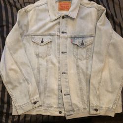 Matching Levi Jeans And Jean Jacket 
