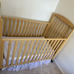 Baby Crib With Mattress