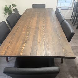 Eight Person Dining Table 