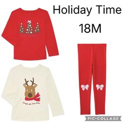 Holiday Time Christmas Tees & Leggings
