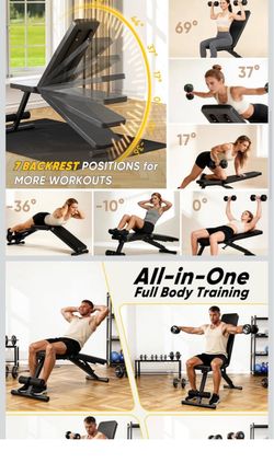 Workout bench slightly used