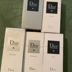 Perfumes Hombre.  Dior. 3.  De 2. 5. Onzas. Uno. 3.4. Onzas. Dior. Home. 