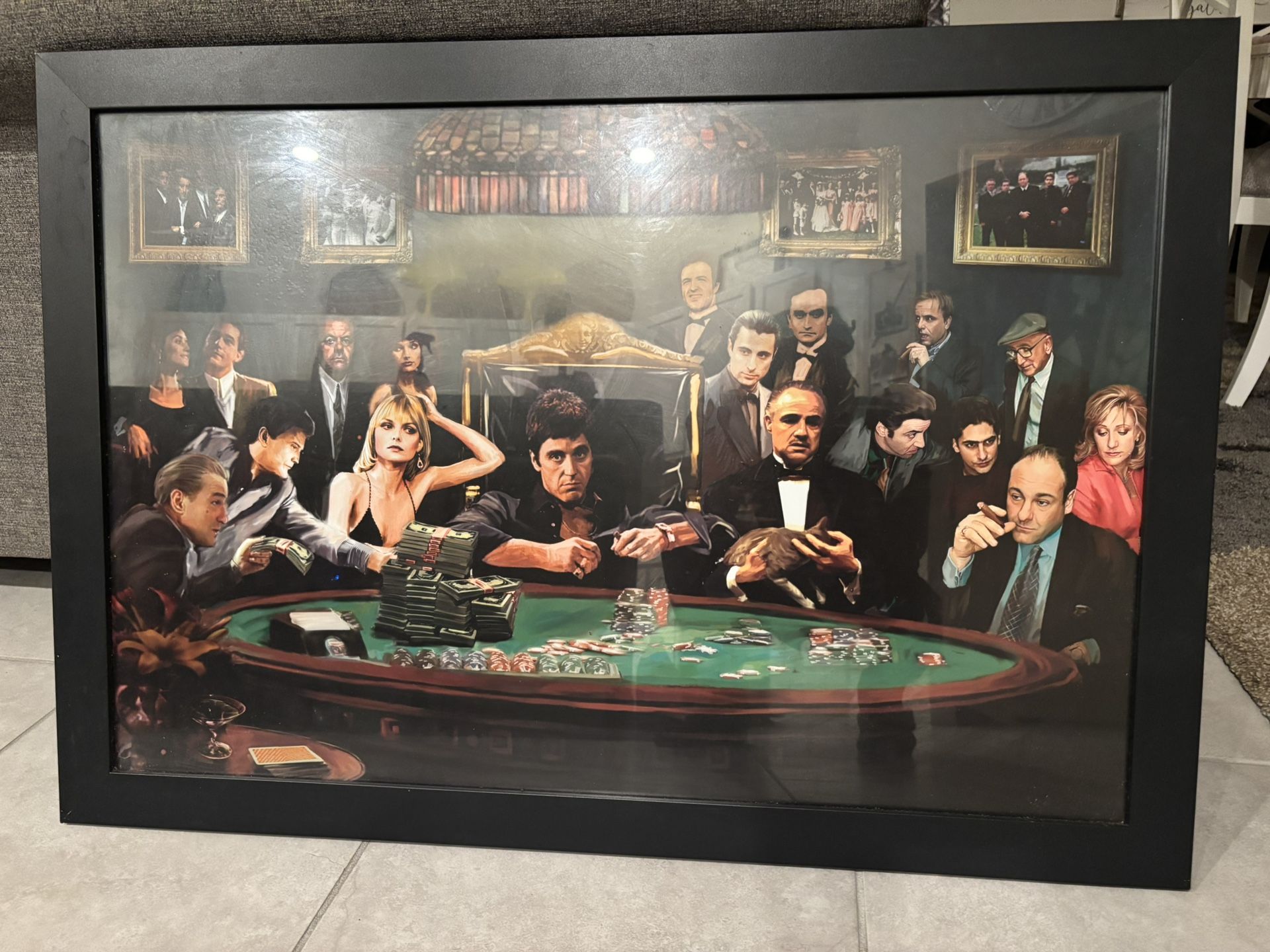 Mafia Boss Poker Painting