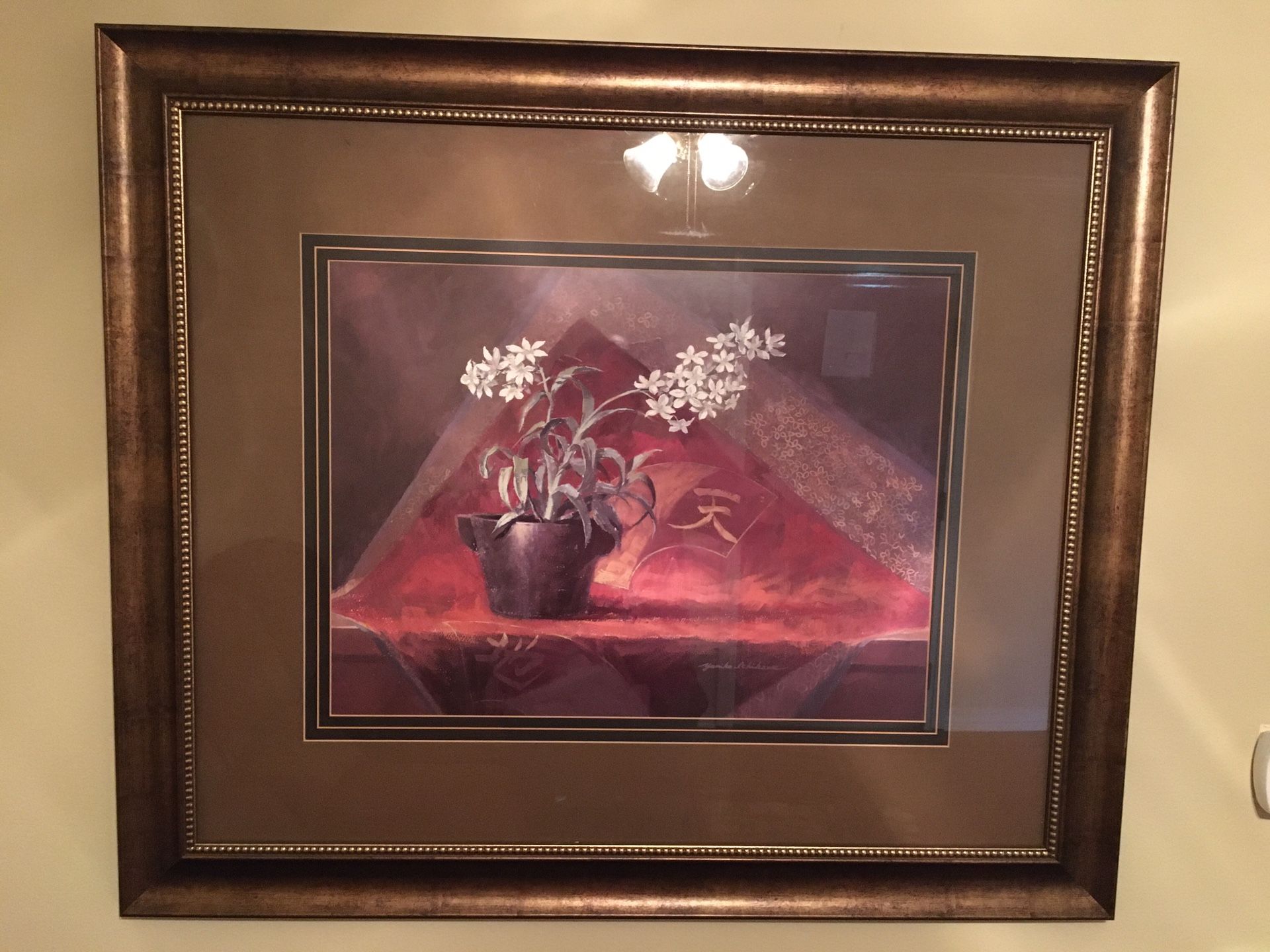 Beautiful framed picture -excellent condition