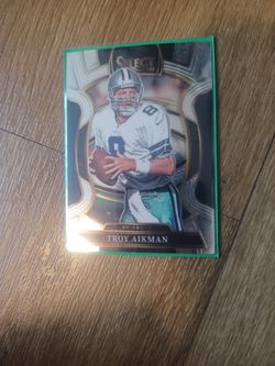 Troy Aikman Dallas Cowboys Football Card. 