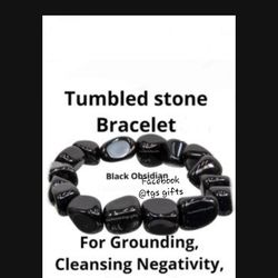 Black Obsidian Gemstone bracelet