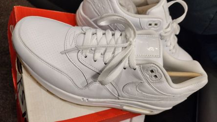Nike Air Max 1 All White Mens 8.5