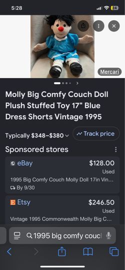 1995 Molly Doll from The Big Comfy Couch