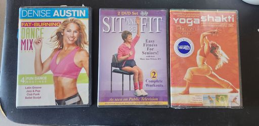 Exercise and stretching DVDs