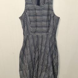 Blue Dress Striped 