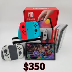 Nintendo Switch OLED with Accessories