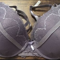 New French Affair, Bra, 36DD Lavender Gray, Tags Attached 