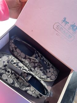 Coach Signature Laceless Sneakers