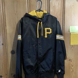 Pirates Starter Bomber Jacket W/Hoodie