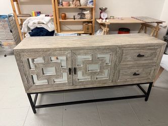 Z Gallerie TV Console Cabinet storage