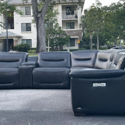 🛋️ Sectional Sofa/Couch - Leather - Recliners - Delivery Available 🚛