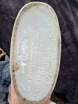Jack Daniel's Distillery Ceramic Decanter Bottom