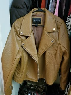 Plus size tan Jacket