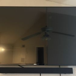 Like New 55” ONN Smart TV + Wall Mount + Soundbar/Subwoofer