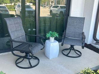 Patio chairs