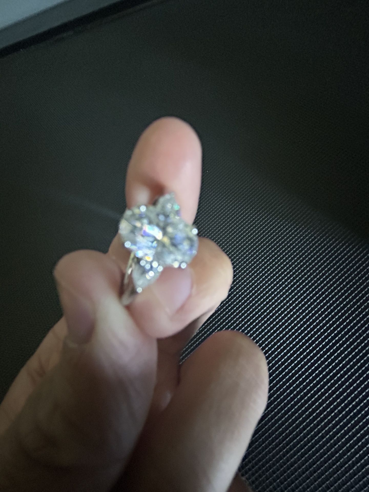 Beautiful Moissanite Engagement Ring 