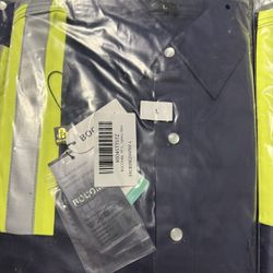Insulated Hi Vis FR Heavyweight Water Repellent Stain Resistant Jacket-3004HV
