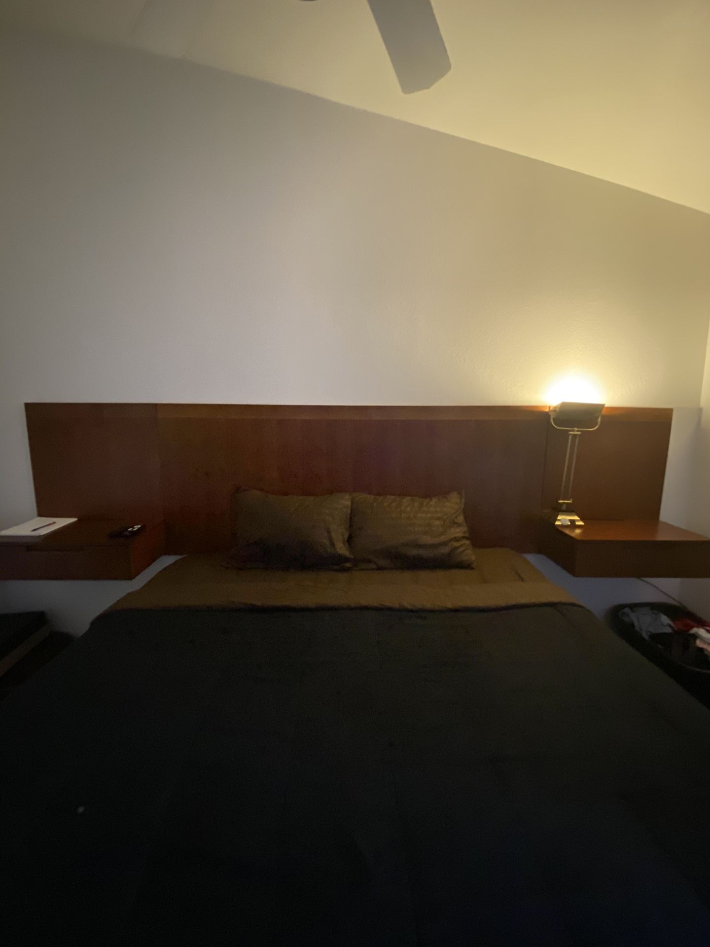 Floating Headboard And Night Stands