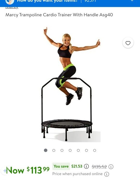 Marcy Trampoline Cardio Trainer