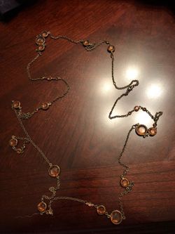Brown necklace