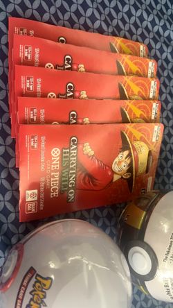 One Piece Card Game Booster Packs and Pokémon TCG Poké Ball Tins