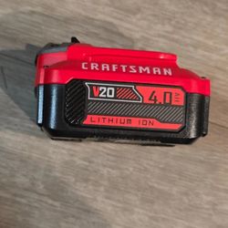 Craftsman V20 4.0 AH Battery