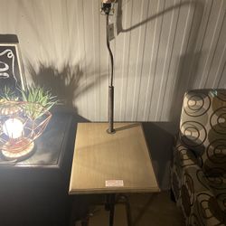 Mini Desk With Lamp Attached 