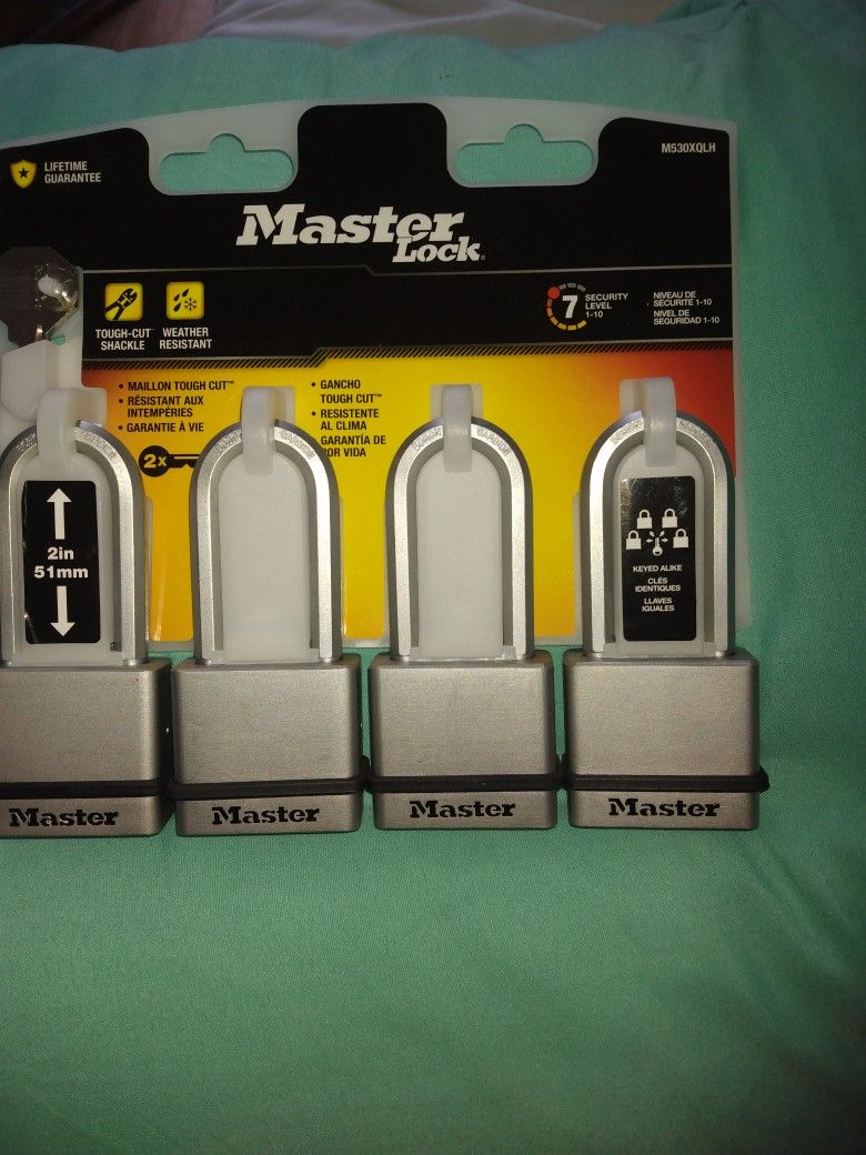 SET OF 4 MASTER LOCKS