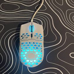 Cooler Master MM710 White Glossy Ultralight PixArt Sensor Gaming Mouse PMW3389