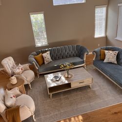 Elegant French Sofa Set 