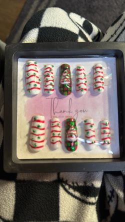 Christmas Debbie Cake Press Ons