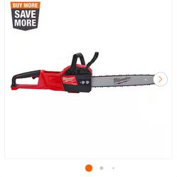 M18 FUEL 16 in. 18V Lithium-Ion Brushless Battery Chainsaw (Tool-Only)