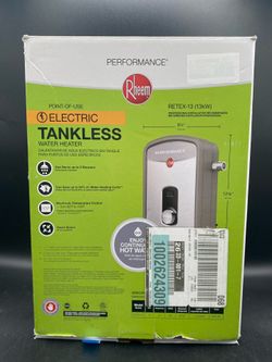 Electric Tankless Water Heater- RHEEM RETEX-13