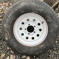 Trailer spare tire, new never used