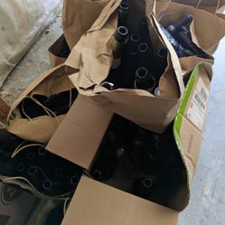 Free Empty Glass Bottles Lot