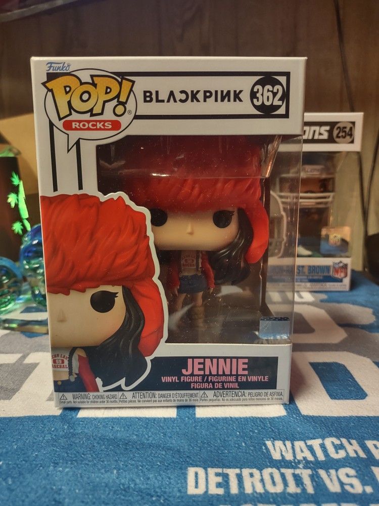 FUNKO POP! ROCKS # 362 BLACKPINK - Jennie - Vinyl Figure! K-Pop