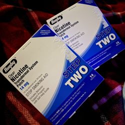 Rugby Step 2 Clear Nicotine Patches. 2 Boxes