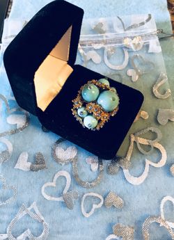 Fantastic love fire turquoise bohemian ring